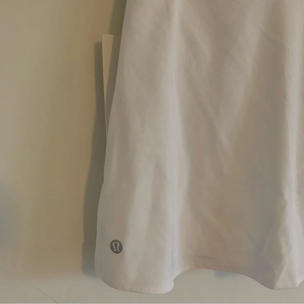 NWT Lululemon Asymmetrical Pleated Tennis Skirt, White, 2
